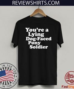 You're a Lying Dog-Faced Pony Soldier Joe Biden Meme Joke Tee Shirt