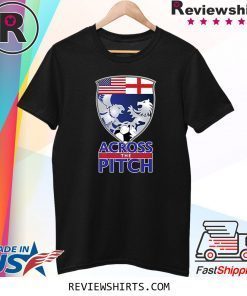 ACROSS THE PITCH SOCCER PODCAST TEE SHIRT