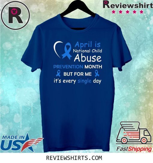 April is National Child Abuse Prevention Month Awareness Tee Shirt