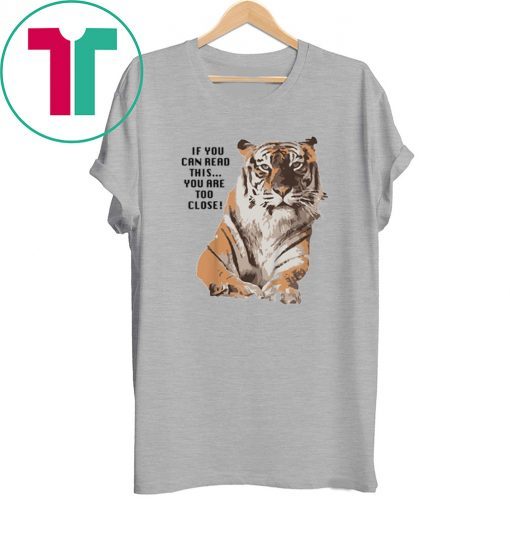 Big Cat Rescue Amanda Tiger Too Close Tee Shirt