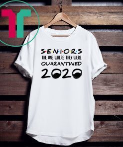 Class Of 2020 Graduation Senior Funny Quarantine White Tee Shirt