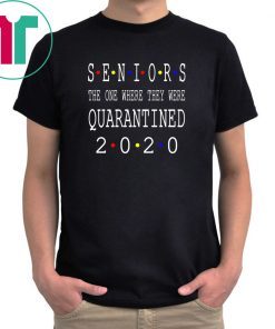 Class Of 2020 Graduation Senior Funny Quarantine – Senior 2020 Shit Getting Real Tee Shirt