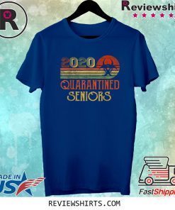 Class Of 2020 Senior Quarantine Graduation Vintage Tee Shirt