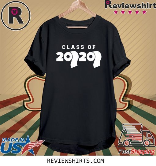 Class Of 2020 Toilet Paper Flu Virus Varsity Tee Shirt