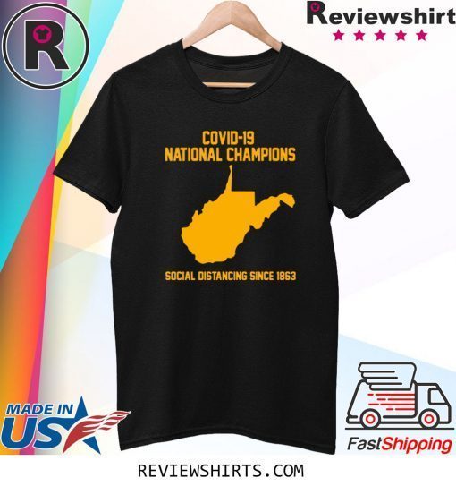 Covid 19 National Champions Social Distancing Since 1863 Tee Shirt