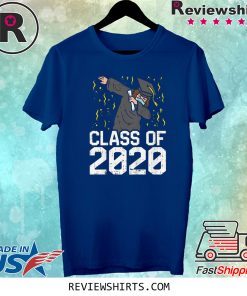 Dabbing Graduate Class Of 2020 Social Distancing Tee Shirt