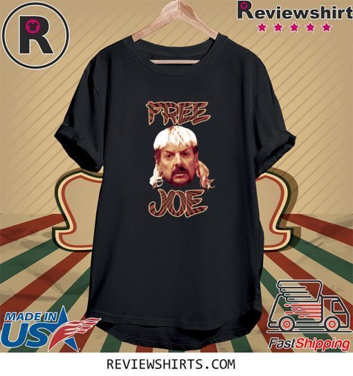 Free Joe Exotic Tiger King Pop Art Tee Shirt