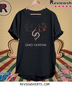 Greid Customs US Flag Deer Head Tee Shirt