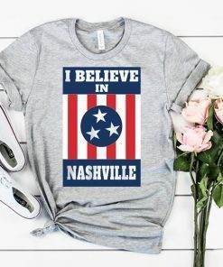 I Believe In Nashville Tornado Mural Nashville Gift T-Shirts
