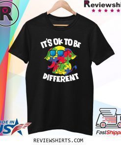 It's Ok To Be Different Autism Awareness Elephant 2020 T-Shirt
