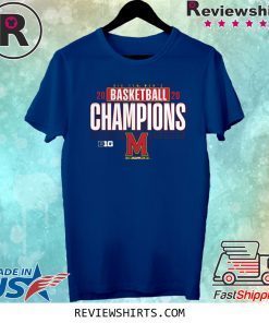Maryland Terrapins Big Ten Basketball Champions Tee Shirt
