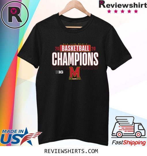Maryland Terrapins Big Ten Basketball Champions Tee Shirt