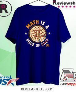 Math Is A Piece Of Cake Apple Pi Happy Pi Day Unisex T-Shirt