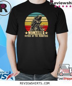 Vintage Momzilla Mother Of The Monsters Retro Tee Shirt