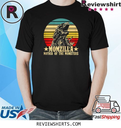 Vintage Momzilla Mother Of The Monsters Retro Tee Shirt