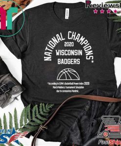 NATIONAL CHAMPIONSHIP WISCONSIN BADGERS original T-SHIRT