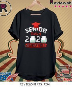 Seniors Class of 2020 Quarantined Flu Virus Quarantine Grad Tee Shirt