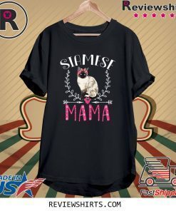 Cute Siamese Mama Graphic Cat Lover Gifts For Mom T-Shirt