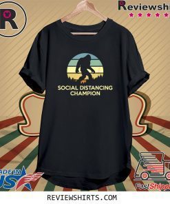 Vintage Social Distancing Champion Bigfoot Tee Shirt