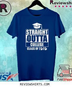 Straight Outta College Class Of 2020 Toilet Paper Graduation Tee Shirt