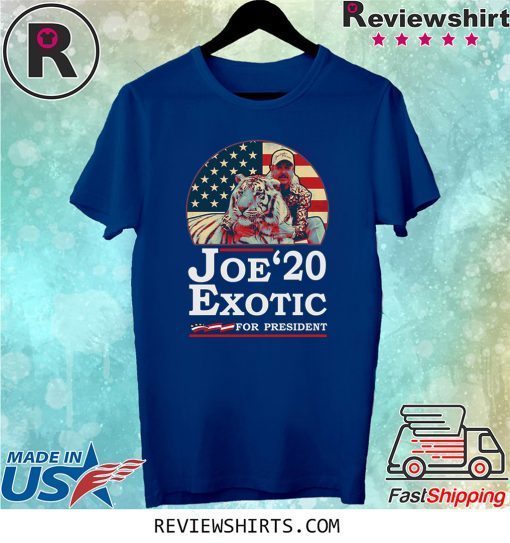 Funny Joe Exotic 2020 for President Vintage T-Shirt