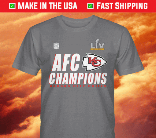 Kansas City Chiefs AFC Champions Locker Room Trophy Collection 2021 Shirt