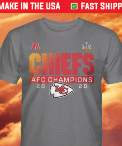 2021 Kansas City Chiefs AFC Champions Scramble T-Shirts