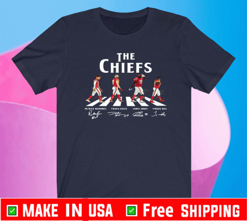 Kansas City Chiefs The Chiefs Abbey Road Signatures 2021 T-Shirt