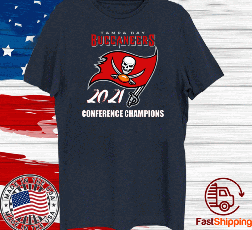 Logo Tampa Bay Buccaneers 2021 Conference Champions T-Shirt