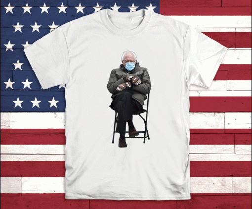 Bernie Sanders Shirt - Mittens Sitting Inauguration Meme T-Shirt