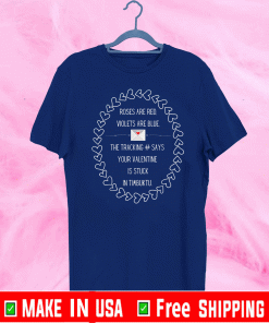 Post Office Lost Valentine Roses Are Red Valentine's Day T-Shirt
