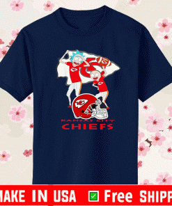 Rick and Morty Kansas City Chiefs Shirt - Super Bowl 2021 LV Champions T-Shirt