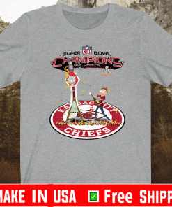 Rick and Morty Super Bowl LV champions Go Chiefs 2021 T-shirt