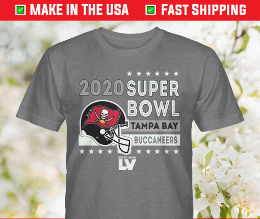 2021 Tampa Bay Buccaneers 2020 NFC Champions Touchback 2 Hit Shirt