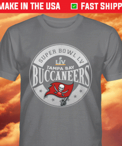 2021 Tampa Bay Buccaneers Super Bowl LV Bound In The Zone Metallic Shirt