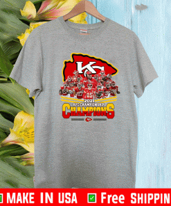 2021 Kansas City Chiefs AFC Championship Shirt - Team KC Champions 2021 NFL Football Kansas City Chiefs T-Shirt