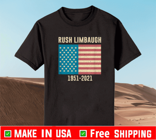 Rush Limbaugh conservative patriot 1951 - 2021 T-Shirt