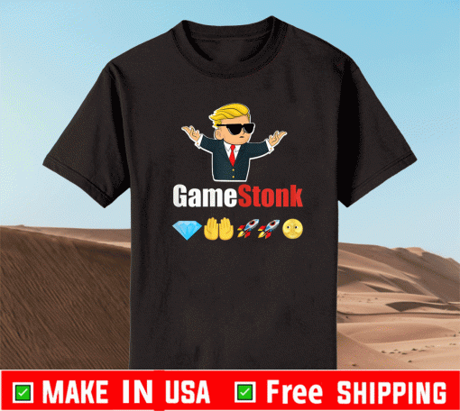 GameStonk Stock Market Rocket Ship To The Moon GME T-Shirt