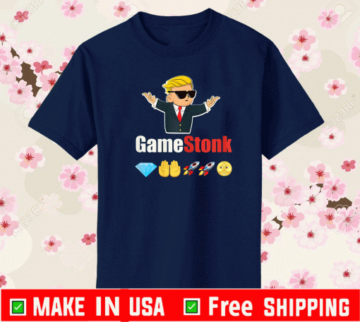 GameStonk Stock Market Rocket Ship To The Moon GME T-Shirt