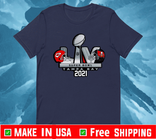 NFL Super Bowl Tampa Bay Buccaneers And Kansas City Chiefs Shirt - Chiefs Vs Buccaneers Football T-Shirt