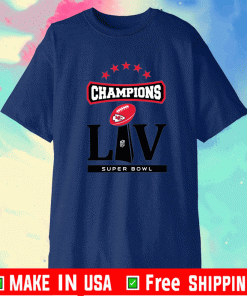 Kansas City Chiefs Kingdom Super Bowl LV 2021 Champions Football T-Shirt