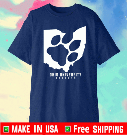 Ohio University Ohio Paw Bobcats T-Shirt