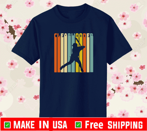 Clearwooder Shirt, Spring Training Funny Clearwater Philadelphia Baseball Tee in Retro Colors, Phillie Baseball Clearwooder T-Shirt