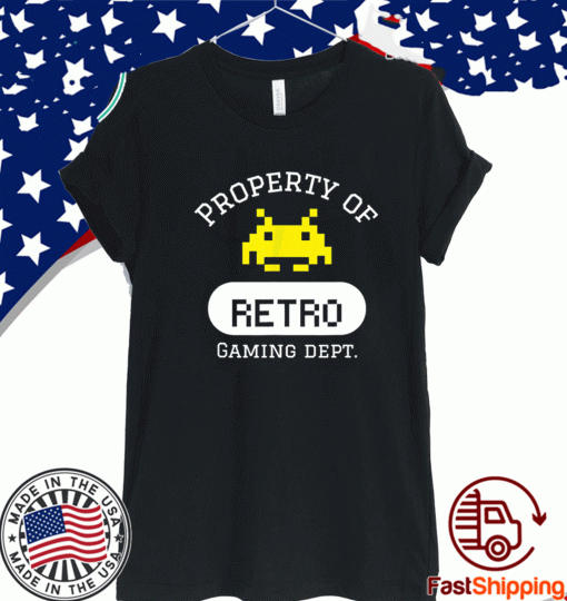 Property of Retro Gaming Dept 2021 T-Shirt