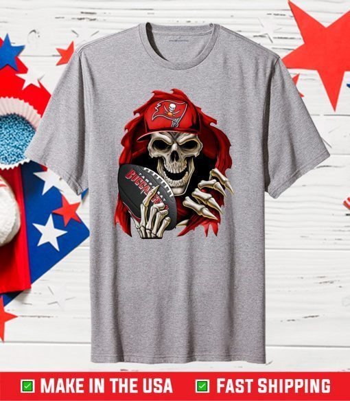Skull Tampa Bay Buccaneers T-Shirt, Buccaneers 2021 Super Bowl LIV Champs Gift T-Shirt