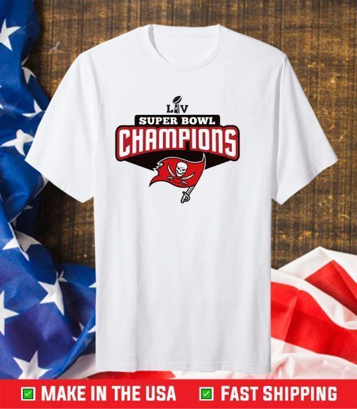 Super Bowl LV 2021 Champions , Tampa Bay Buccaneers Gift T-Shirt