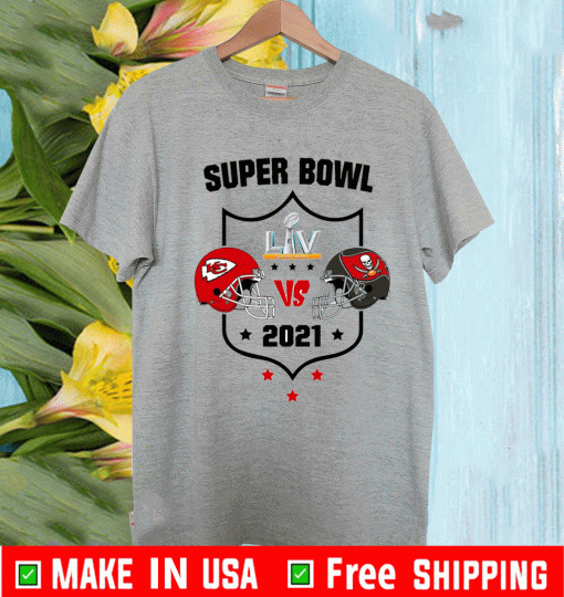 Super Bowl 2021 Shirt - Tampa Bay Buccaneers & Kansas City Chiefs LIV Super Bowl T-Shirt