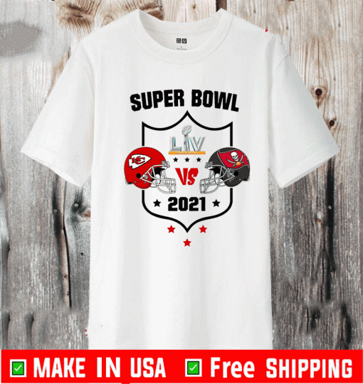 Super Bowl 2021 Shirt - Tampa Bay Buccaneers & Kansas City Chiefs LIV Super Bowl T-Shirt