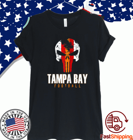 Tampa Bay Football Skull T-Shirt