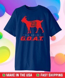 Tom Brady GOAT shirt, Greatest of All Time Tampa Bay Buccaneers Bucs TB,Tampa Bay Buccaneers Classic T-Shirt